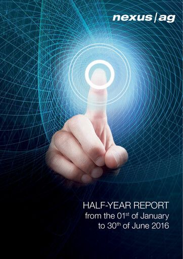 Thumbnail Nexus AG Half-year Report 2016-h1