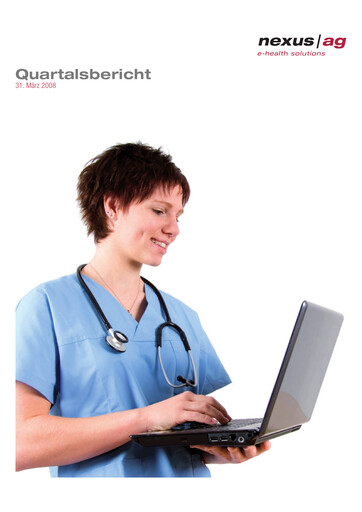 Thumbnail Nexus AG Quarterly Report 2008-q1