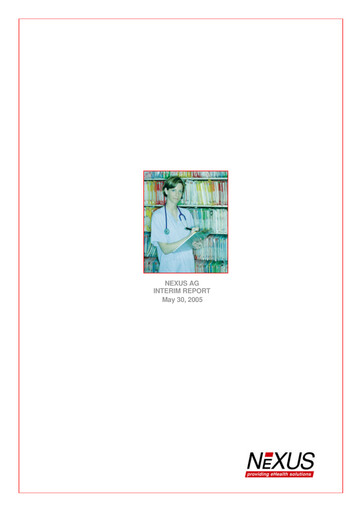 Thumbnail Nexus AG Quarterly Report 2005-q1