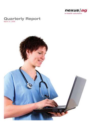 Thumbnail Nexus AG Quarterly Report 2008-q1