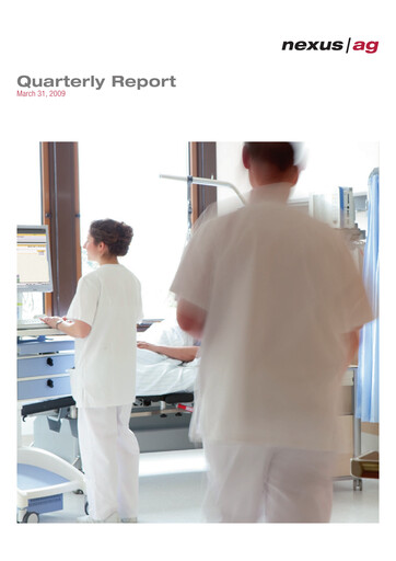 Thumbnail Nexus AG Quarterly Report 2009-q1