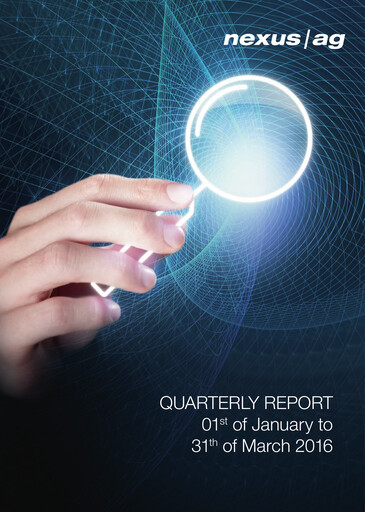 Thumbnail Nexus AG Quarterly Report 2016-q1