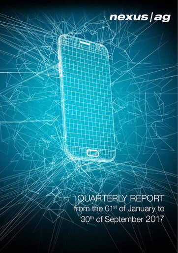 Thumbnail Nexus AG Quarterly Report 2017-q3