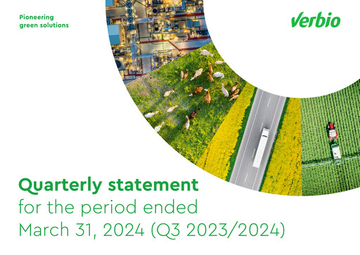 Thumbnail Verbio Quarterly Report 2023-2024-q3