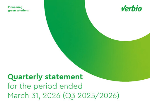 Thumbnail Verbio Quarterly Report 2025-2026-q3