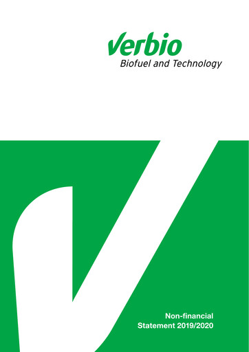 Thumbnail Verbio Sustainability Report 2019-2020