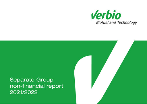 Thumbnail Verbio Sustainability Report 2021-2022