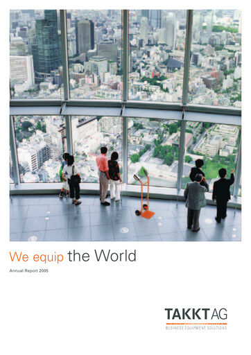 Thumbnail TAKKT AG Annual Report 2005