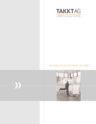 Thumbnail TAKKT AG Financial Statement 2002