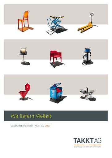 Thumbnail TAKKT AG Financial Statement 2007