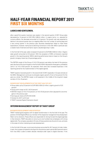 Thumbnail TAKKT AG Half-year Report 2017-h1