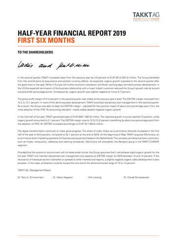 Thumbnail TAKKT AG Half-year Report 2019-h1