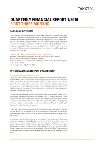 Thumbnail TAKKT AG Quarterly Report 2016-q1