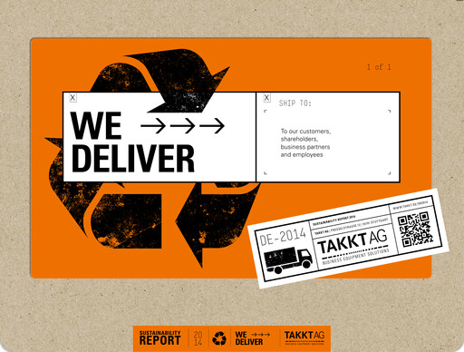 Thumbnail TAKKT AG Sustainability Report 2014