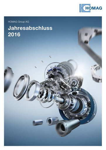 Thumbnail HOMAG Group Financial Statement 2016