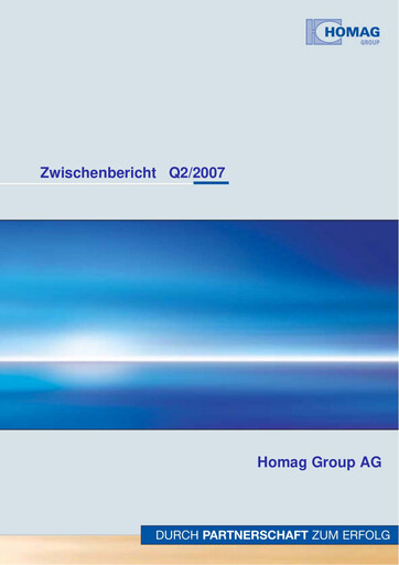 Thumbnail HOMAG Group Half-year Report 2007-h1