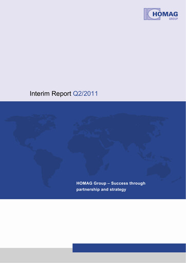 Thumbnail HOMAG Group Half-year Report 2011-h1