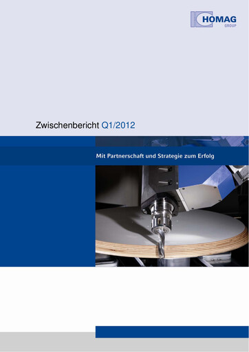 Thumbnail HOMAG Group Quarterly Report 2012-q1
