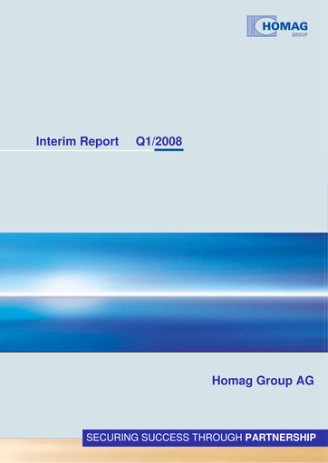 Thumbnail HOMAG Group Quarterly Report 2008-q1