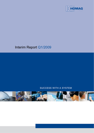 Thumbnail HOMAG Group Quarterly Report 2009-q1