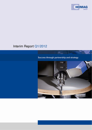Thumbnail HOMAG Group Quarterly Report 2012-q1