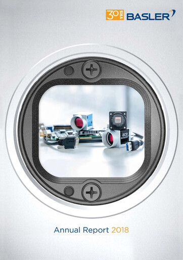 Thumbnail Basler Aktiengesellschaft Annual Report 2018