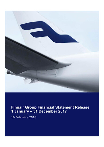 Thumbnail Finnair
 Financial Statement 2017