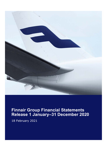 Thumbnail Finnair
 Financial Statement 2020