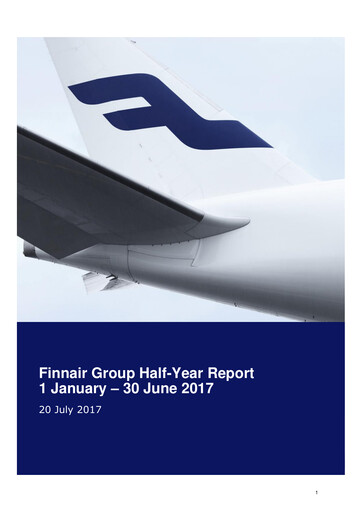 Thumbnail Finnair
 Half-year Report 2017-h1