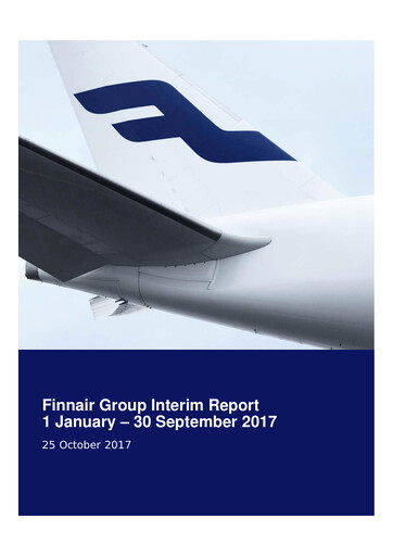 Thumbnail Finnair
 Quarterly Report 2017-q3