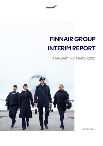 Thumbnail Finnair
 Quarterly Report 2024-q1