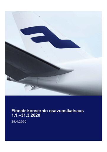 Thumbnail Finnair
 Quarterly Report 2020-q1