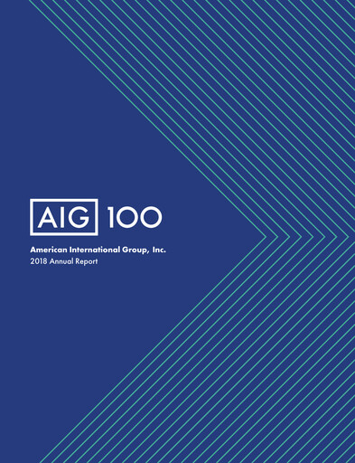 Miniature American International Group Rapport annuel 2018