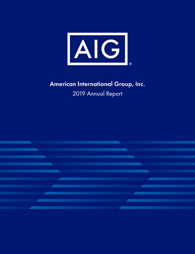 Miniature American International Group Rapport annuel 2019