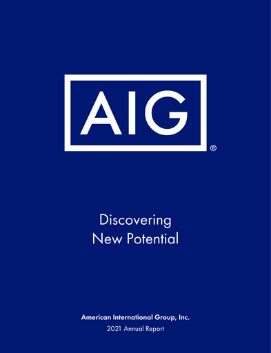 Miniature American International Group Rapport annuel 2021