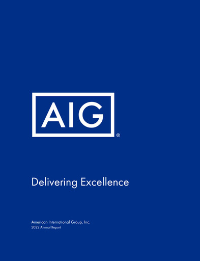 Miniature American International Group Rapport annuel 2022