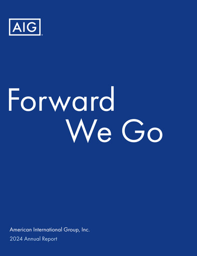 Miniature American International Group Rapport annuel 2024