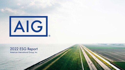 Miniature American International Group Rapport ESG 2022