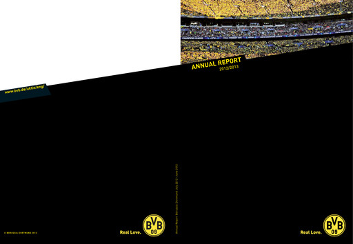 Miniature Borussia Dortmund
 Rapport annuel 2012-2013