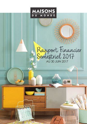 Miniature Maisons du Monde Rapport semestriel 2017-h1
