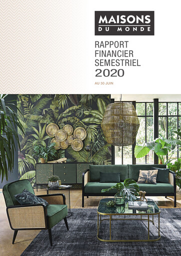 Miniature Maisons du Monde Rapport semestriel 2020-h1
