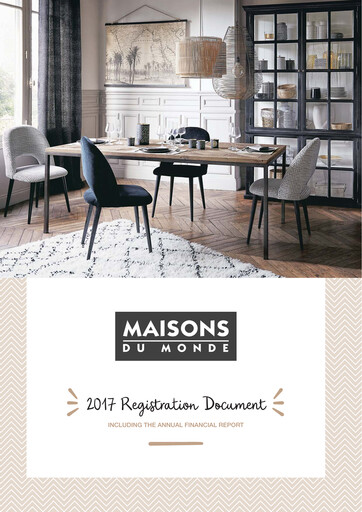 Thumbnail Maisons du Monde Universal Registration Document 2017
