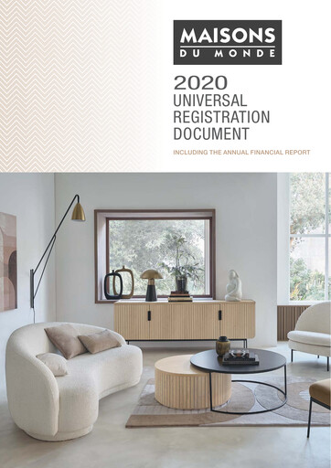 Thumbnail Maisons du Monde Universal Registration Document 2020