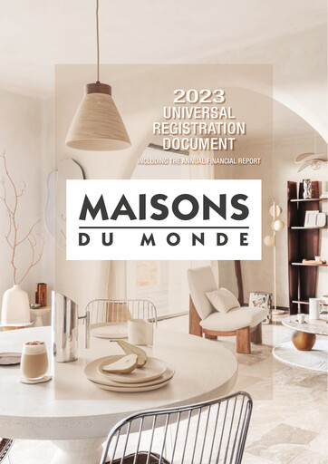 Thumbnail Maisons du Monde Universal Registration Document 2023