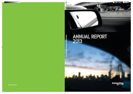 Thumbnail Transurban Annual Report 2013