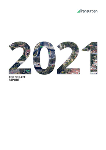 Thumbnail Transurban Annual Report 2021