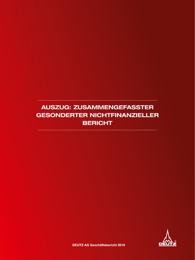 Thumbnail DEUTZ ESG Report 2019