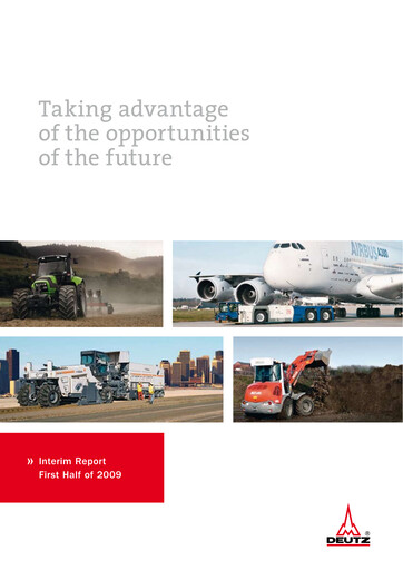Thumbnail DEUTZ Half-year Report 2009-h1