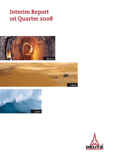 Thumbnail DEUTZ Quarterly Report 2008-q1