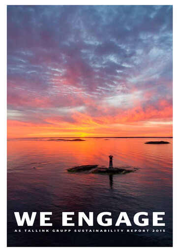 Thumbnail Tallink Grupp Sustainability Report 2015